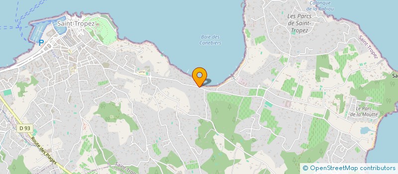 localisation de l'entreprise SCI GO  SAINT-TROPEZ