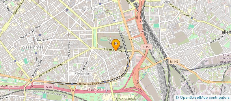 localisation de l'entreprise SCI GO AND WELL à LILLE