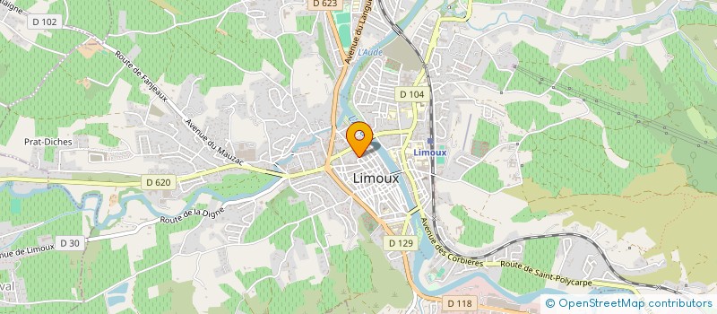 localisation de l'entreprise SCI GO & CO  LIMOUX