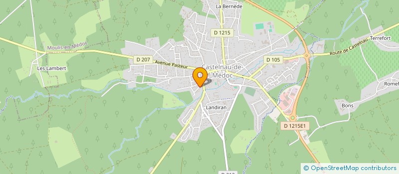 localisation de l'entreprise SCI GO-IMMO  CASTELNAU-DE-MEDOC