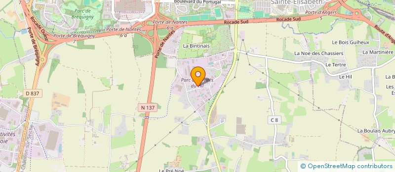 localisation de l'entreprise SCI GO NANTES  NOYAL-CHATILLON-SUR-SEICHE