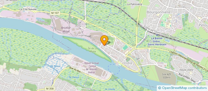 localisation de l'entreprise SCI GOA CENTER  INDRE