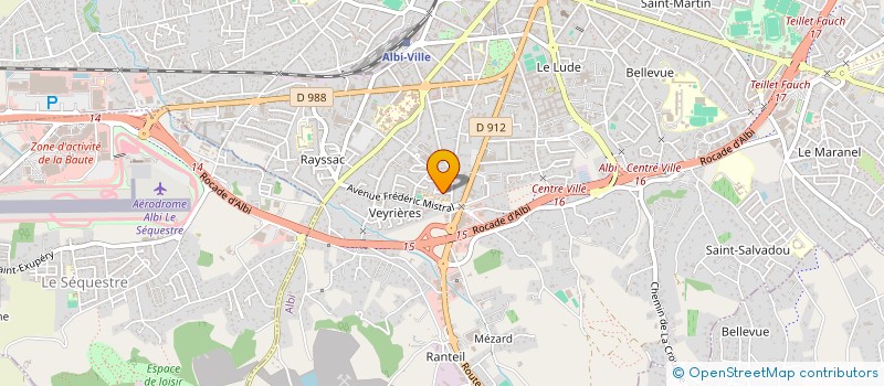 localisation de l'entreprise SCI GOAL à ALBI