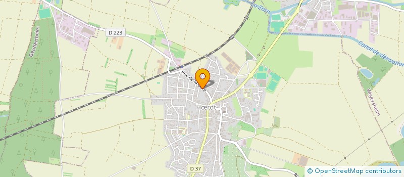 localisation de l'entreprise SCI GOAL  HRDT