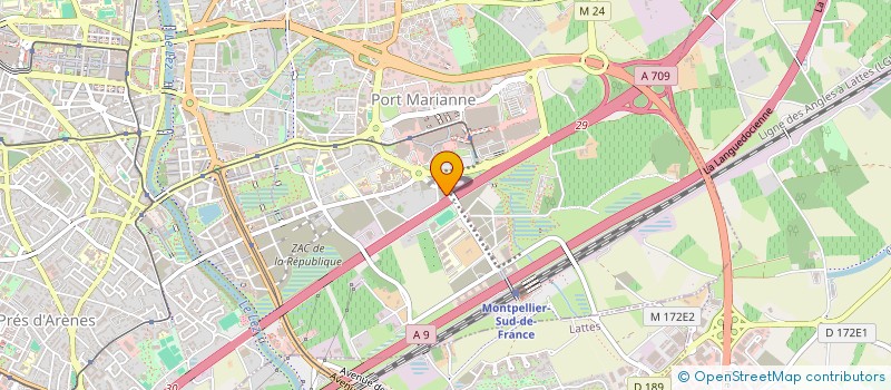 localisation de l'entreprise SCI GOALARD à MONTPELLIER