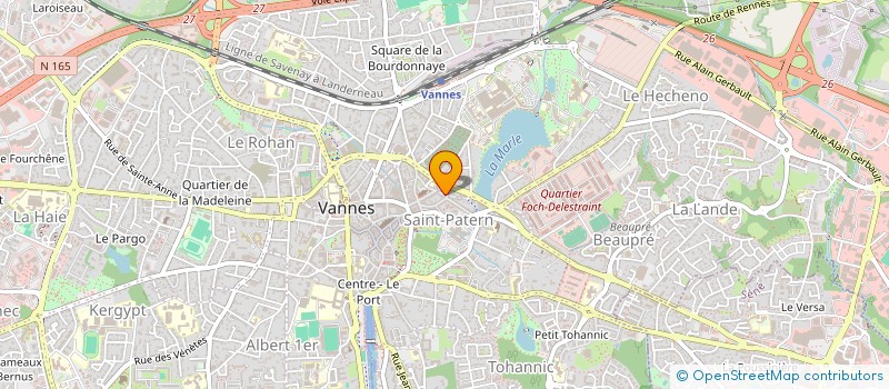 localisation de l'entreprise SCI GOALLO à VANNES
