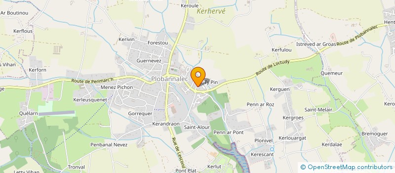 localisation de l'entreprise SCI GOAREM COZ  PLOBANNALEC-LESCONIL