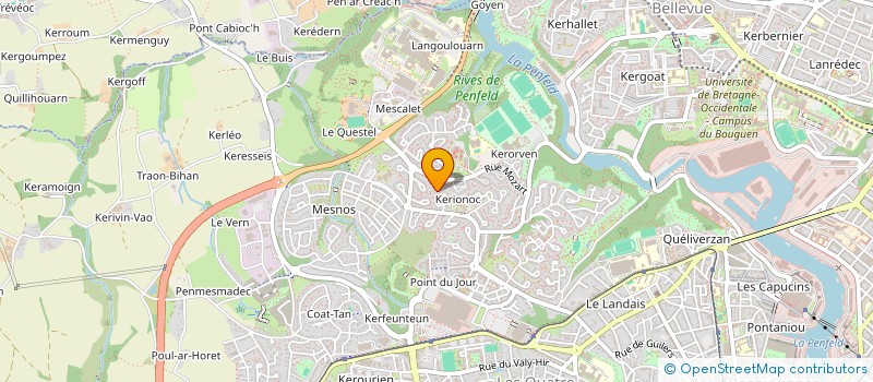 localisation de l'entreprise SCI GOAREM VORS  BREST