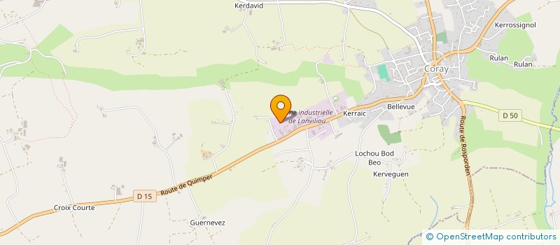 localisation de l'entreprise SCI GOAREM VRAS  CORAY