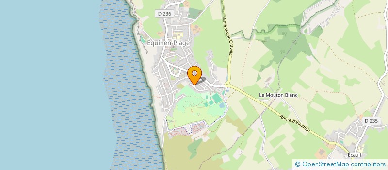 localisation de l'entreprise SCI GOASDOUE-MALET  EQUIHEN-PLAGE