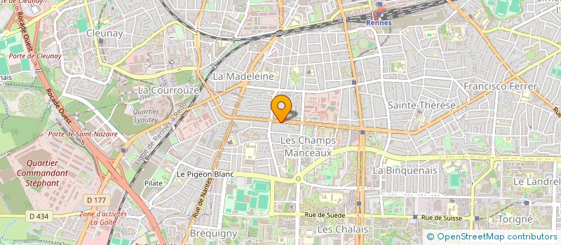 localisation de l'entreprise SCI GOASMAT  RENNES