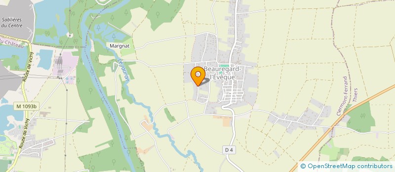 localisation de l'entreprise SCI GOBAC  BEAUREGARD-L'EVEQUE