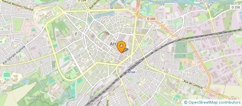 localisation de l'entreprise SCI GOBELIN à ARRAS