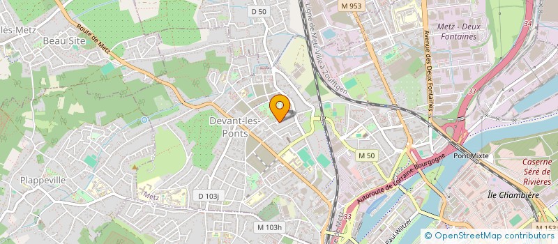 localisation de l'entreprise SCI GOBERT  METZ