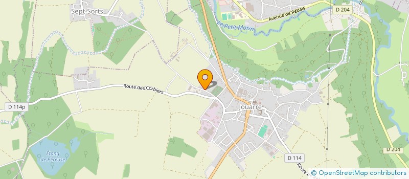 localisation de l'entreprise SCI GOBERT-BARTHOLET  JOUARRE