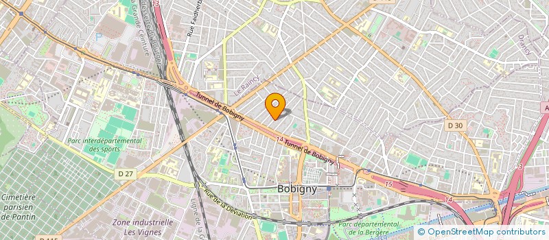 localisation de l'entreprise SCI GOBI  BOBIGNY