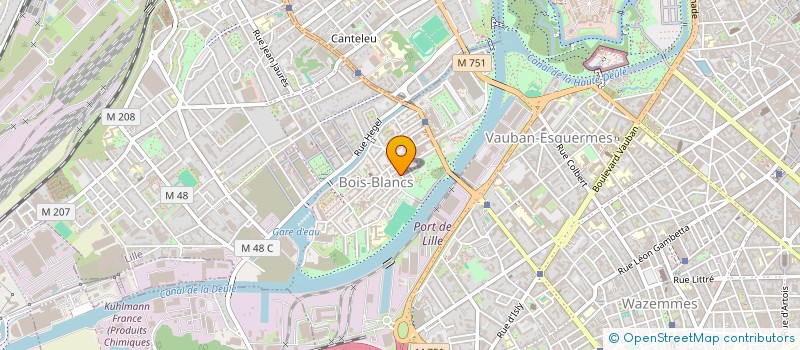 localisation de l'entreprise SCI GOBIN 19-21 à LILLE