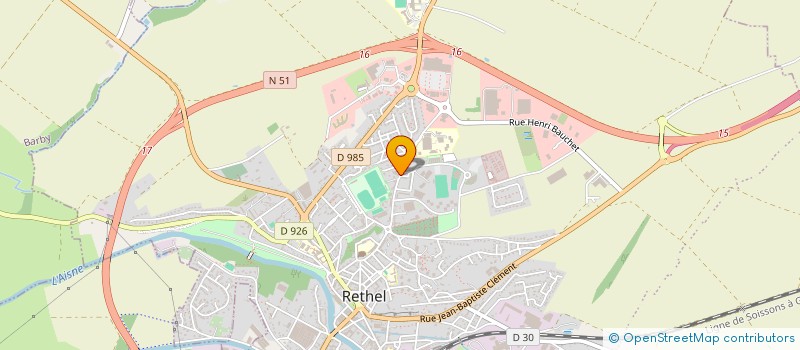 localisation de l'entreprise SCI GOBINET-LANAILLE  RETHEL