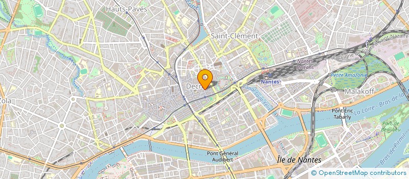 localisation de l'entreprise SCI GOBRE à NANTES