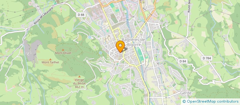 localisation de l'entreprise SCI GOC  BAGNERES-DE-BIGORRE