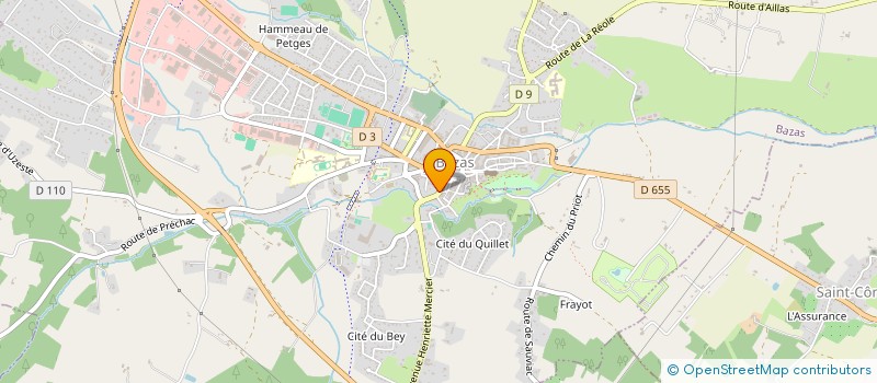 localisation de l'entreprise SCI GOCI  BAZAS