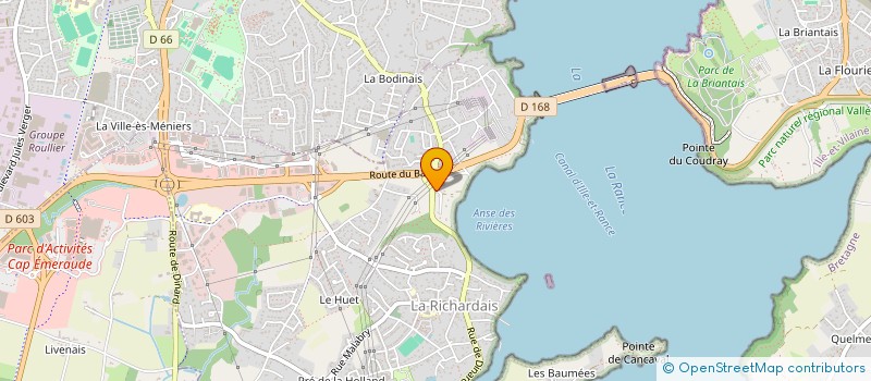 localisation de l'entreprise SCI GOCOFACY  LA RICHARDAIS