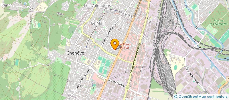 localisation de l'entreprise SCI GODA à CHENOVE