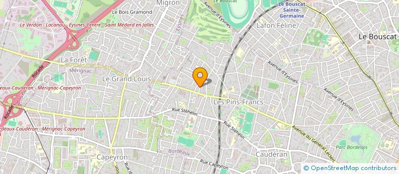 localisation de l'entreprise SCI GODARD  BORDEAUX