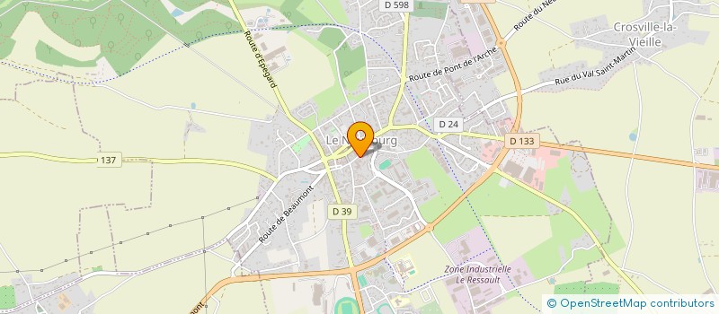 localisation de l'entreprise SCI GODARD VAL SERY  LE NEUBOURG