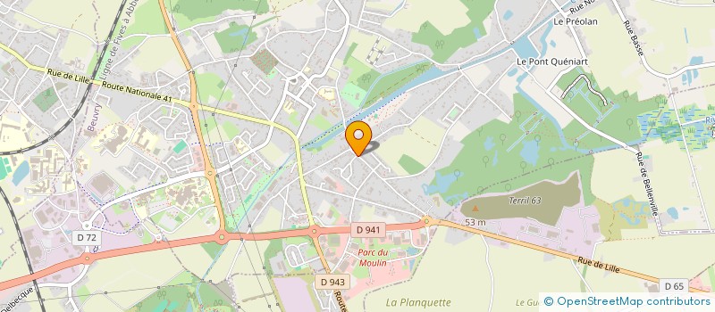 localisation de l'entreprise SCI GODART HMVJ  BEUVRY