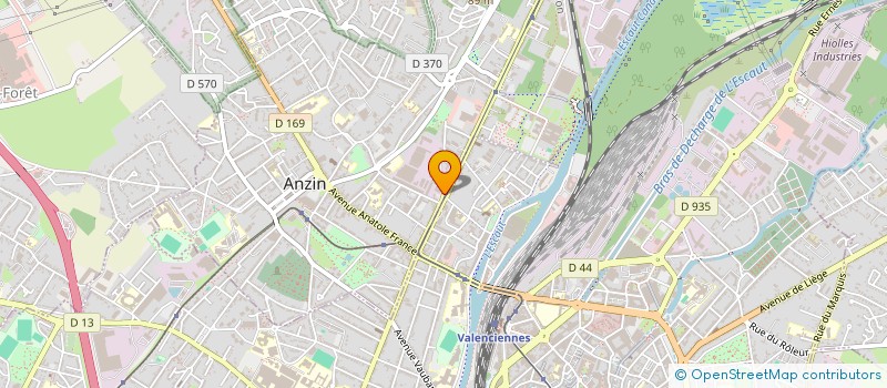 localisation de l'entreprise SCI GODASSE  ANZIN