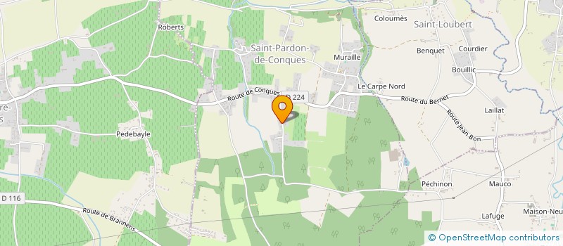 localisation de l'entreprise SCI GODAV  SAINT-PARDON-DE-CONQUES