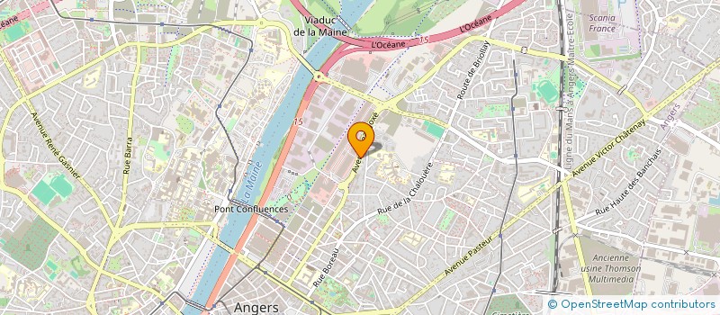 localisation de l'entreprise SCI GODEAU à ANGERS