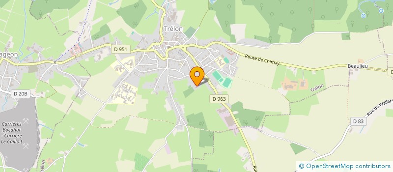 localisation de l'entreprise SCI GODEFROID  TRELON