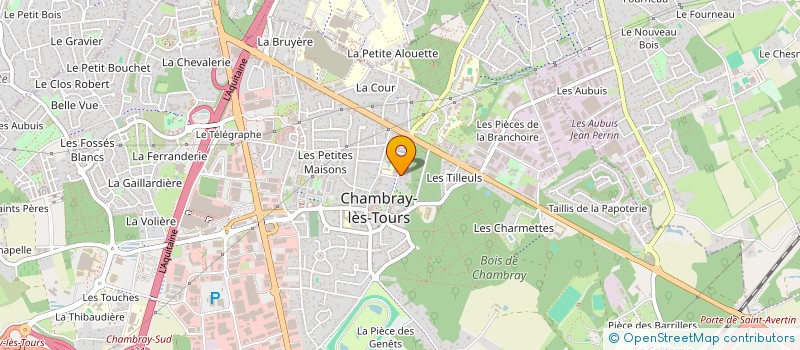 localisation de l'entreprise SCI GODEFROY  CHAMBRAY-LES-TOURS