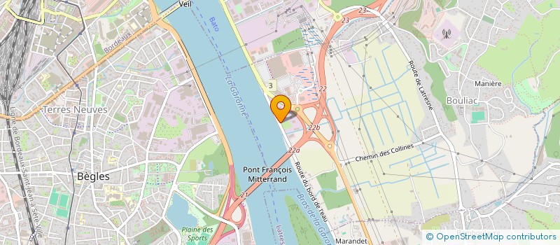 localisation de l'entreprise SCI GODEFROY  BOULIAC