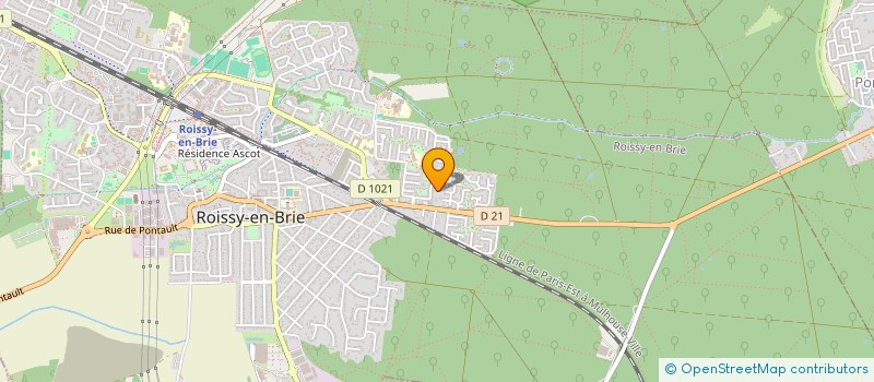 localisation de l'entreprise SCI GODET PRIEST  ROISSY-EN-BRIE