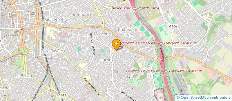 localisation de l'entreprise SCI GODEUX-COLOMBIER à TOULOUSE