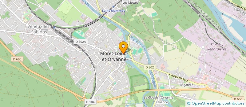 localisation de l'entreprise SCI GODFREY LE MARECHAL  MORET-LOING-ET-ORVANNE