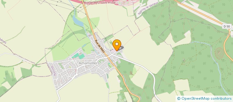 localisation de l'entreprise SCI GODFRIN  AMANVILLERS