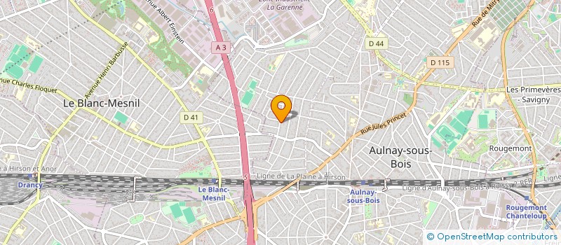 localisation de l'entreprise SCI GODIA à AULNAY-SOUS-BOIS
