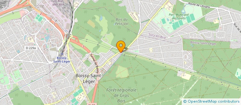 localisation de l'entreprise SCI GODIMEN à BOISSY-SAINT-LEGER