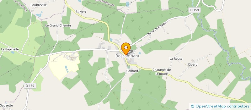 localisation de l'entreprise SCI GODINEAU  BOSCAMNANT