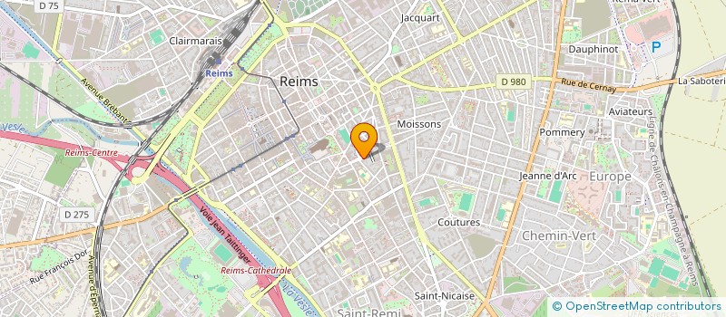 localisation de l'entreprise SCI GODINOT  REIMS