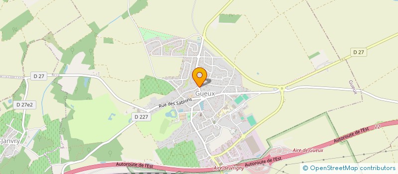 localisation de l'entreprise SCI GODY  GUEUX