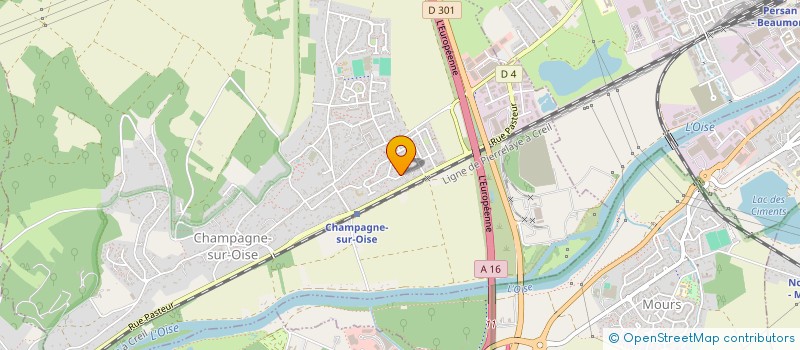 localisation de l'entreprise SCI GOELAN  CHAMPAGNE-SUR-OISE