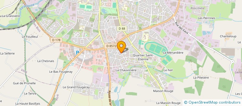 localisation de l'entreprise SCI GOELAND  VITRE