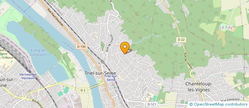 localisation de l'entreprise SCI GOELIM  TRIEL-SUR-SEINE