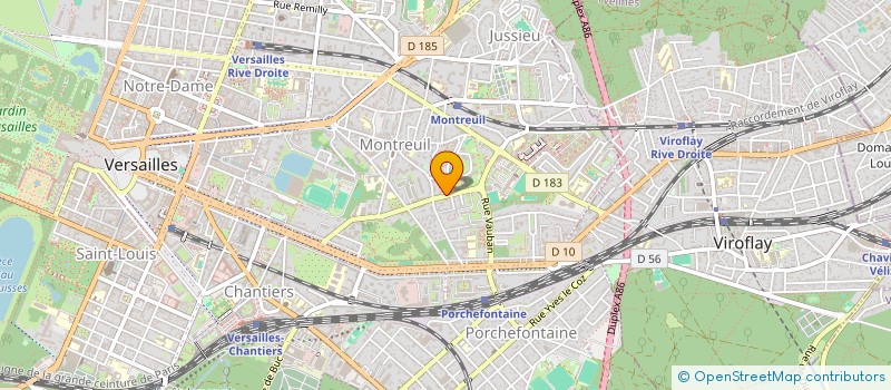 localisation de l'entreprise SCI GOETGHEBEUR à VERSAILLES