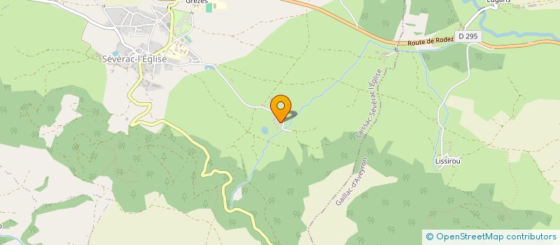 localisation de l'entreprise SCI GOETH  LAISSAC-SEVERAC L'EGLISE